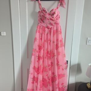 Floral Pink Bridesmaid O